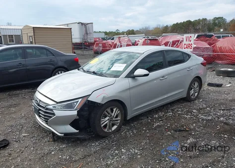 2019 Hyundai Elantra Sel from USA, damaged, VIN 5NPD84LF8KH470025
